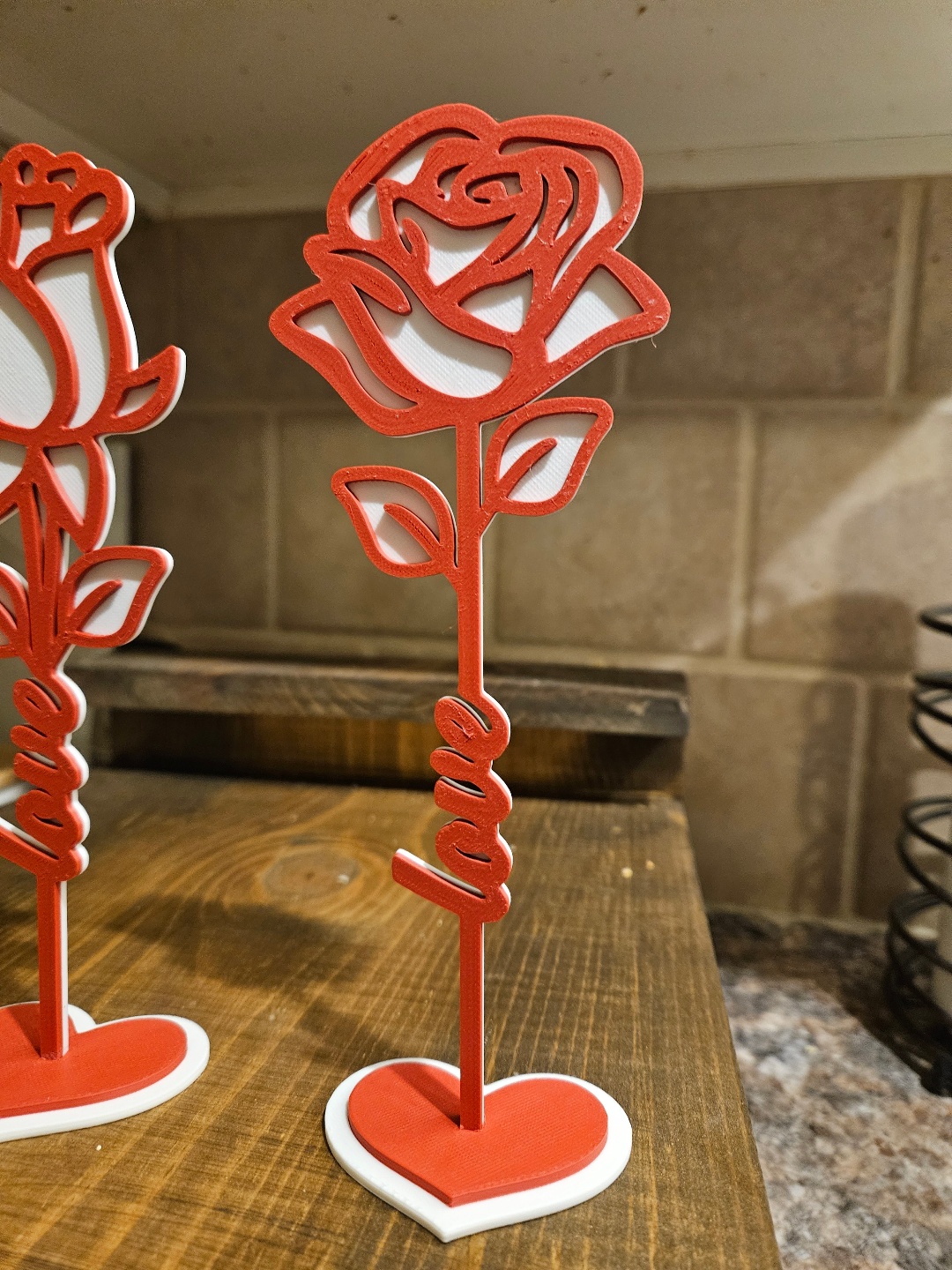 Love Flowers Set Od 3 Cveta Sa Postoljem - Dekoracija, slika 5