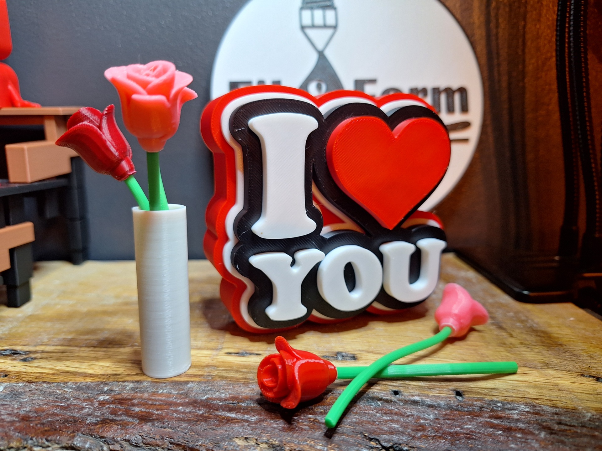 I Love You Dekorativna Vaza - Dekoracija, slika 3