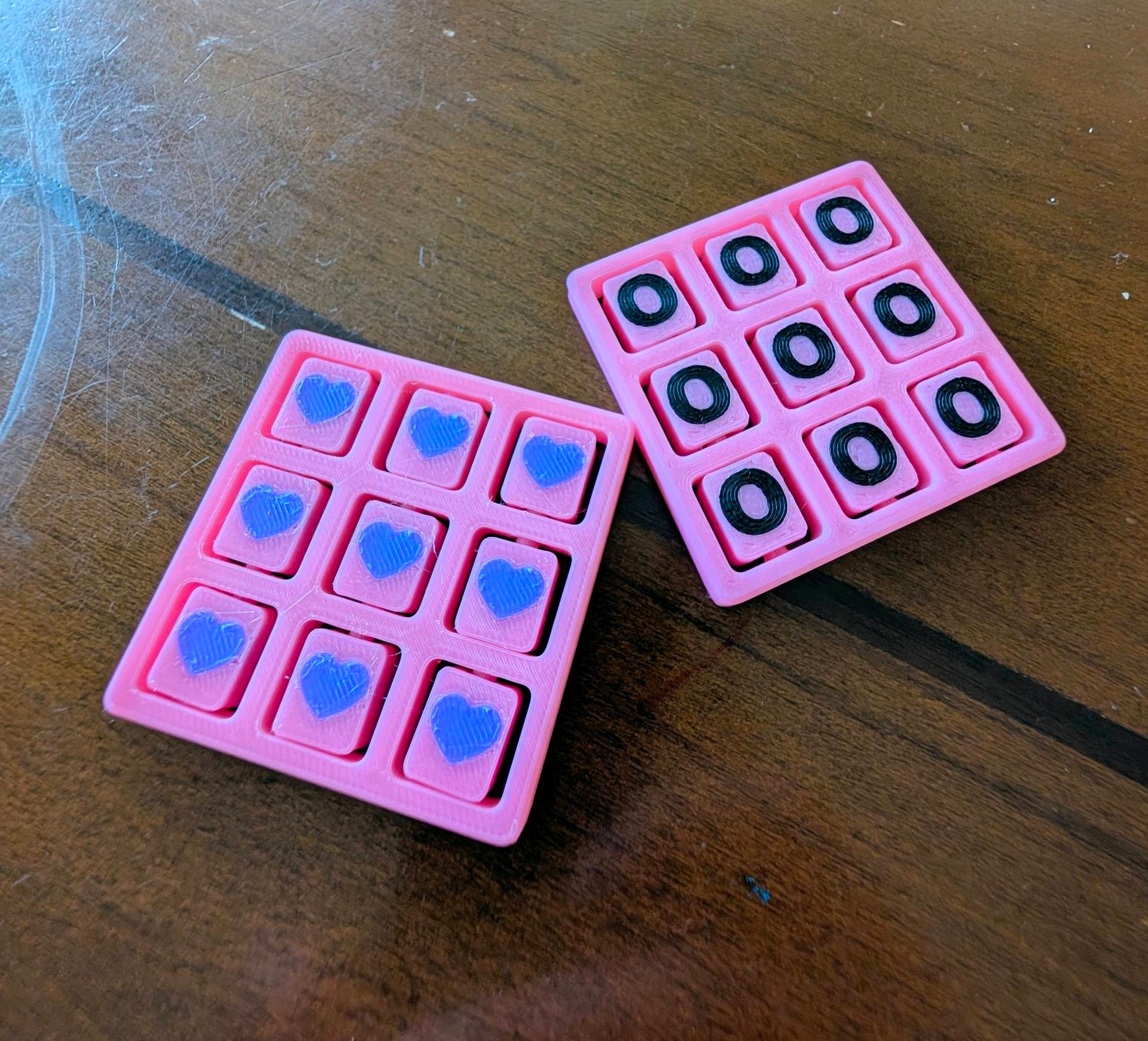 Tic Tac Toe Privezak Srce Za Dan Zaljubljenih - Privesci za ključeve, slika 3