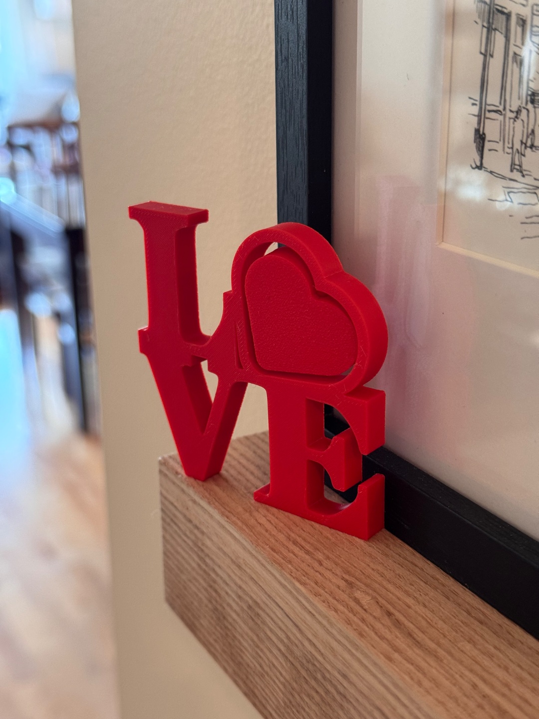 Love Znak Sa Rotirajućim Srcem Za Dan Zaljubljenih - Dekoracija, slika 2