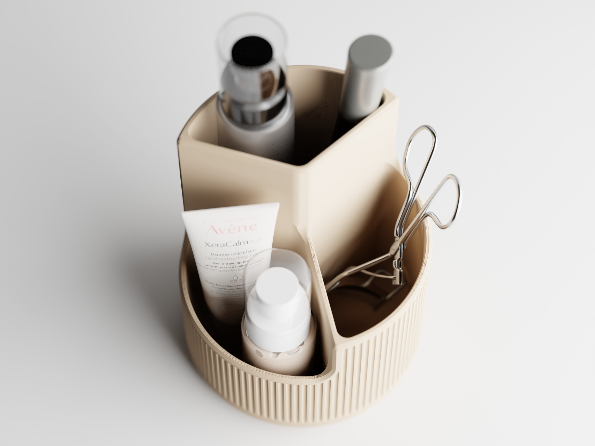 Duova Circo - Elegantan Zaobljeni Organizer za Kupatilo - Galanterija, slika 3