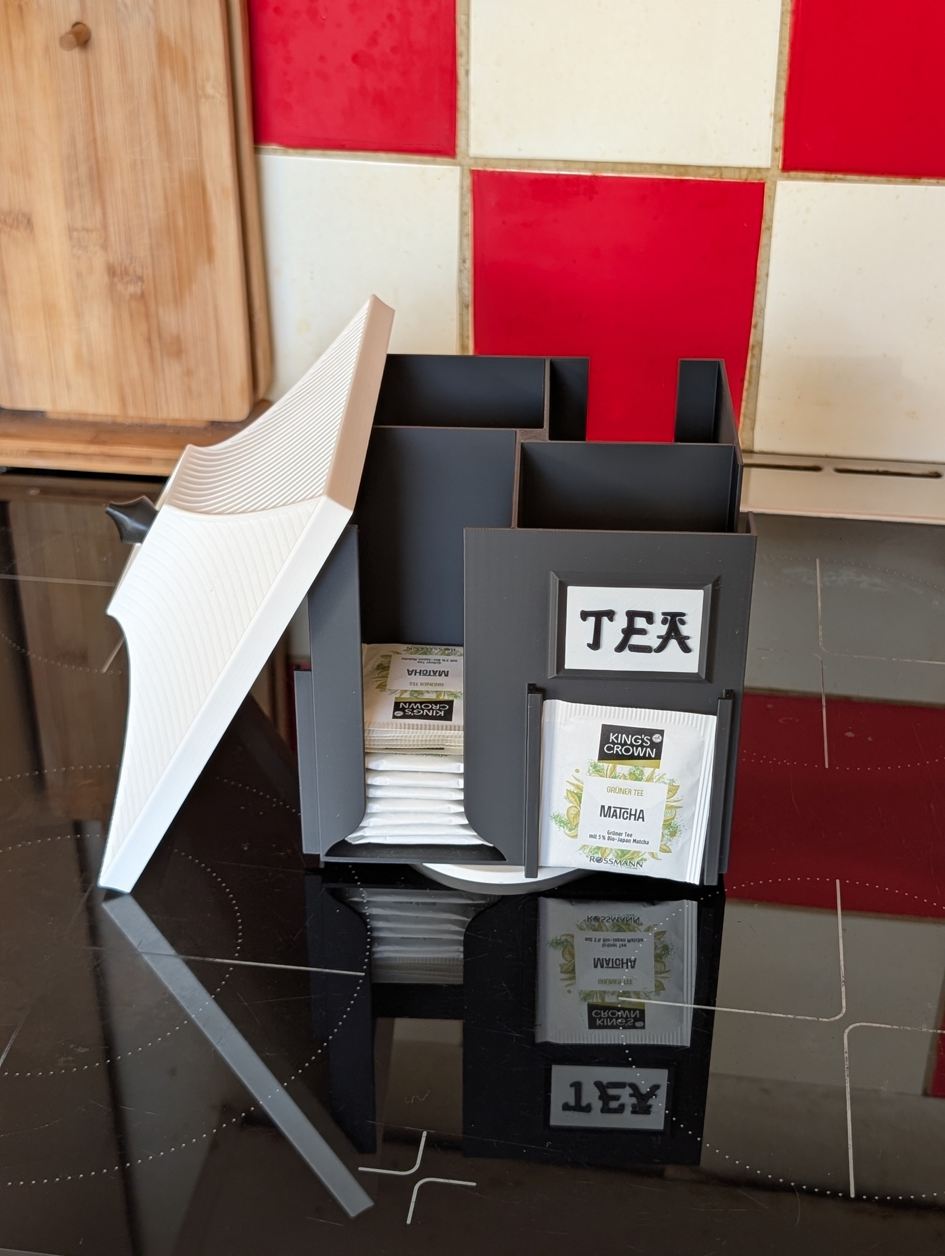 Rotirajući Organizer za Kesice Čaja u Japanskom Stilu - Kutije za čajeve i dodaci, slika 6