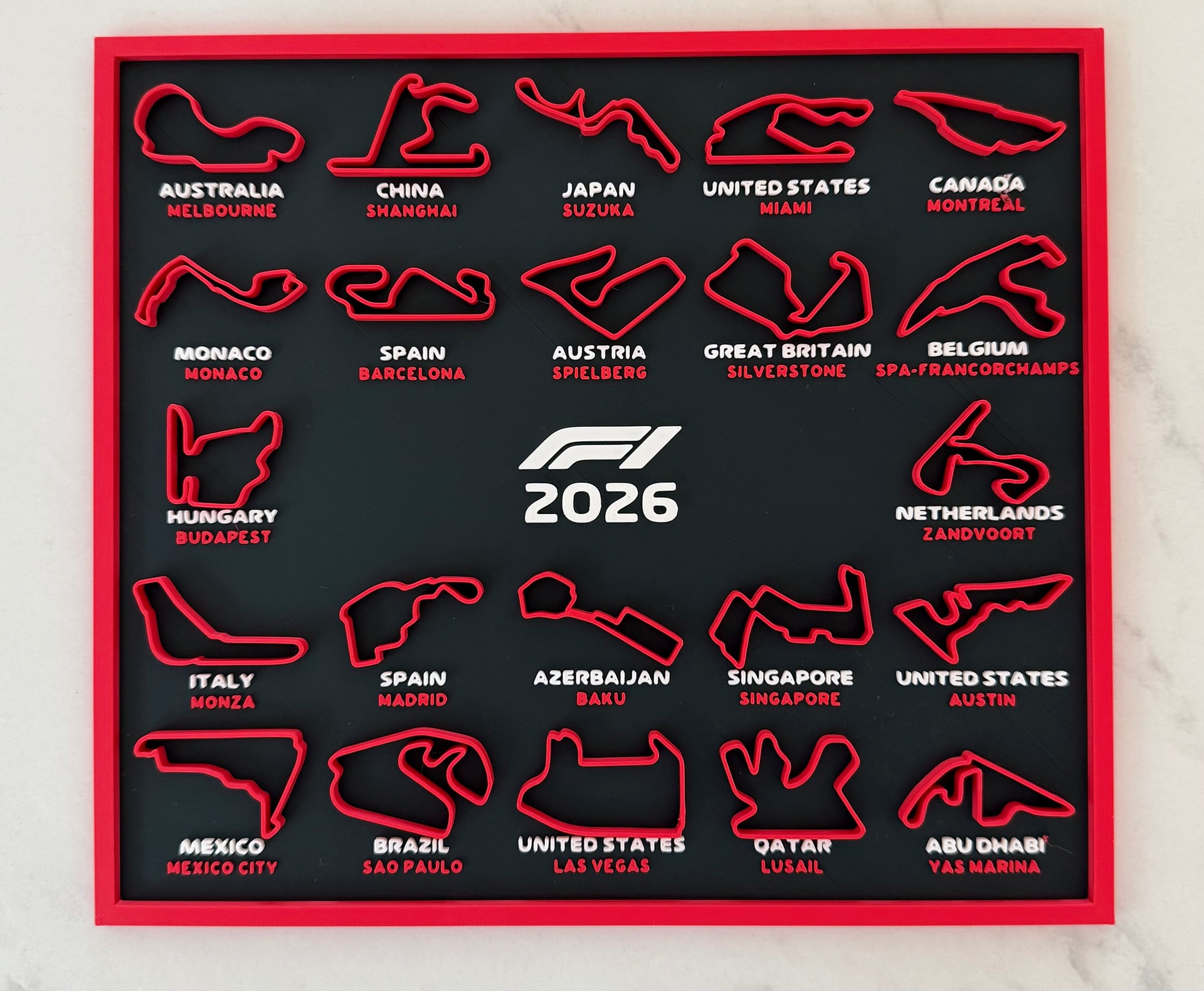 2026 Formula 1 Kalendar - Formula 1, slika 3