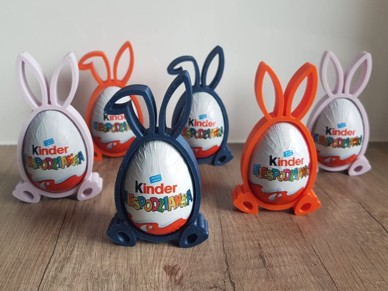 Uskršnji Držač za Kinder Jaje – Zec Iznenađenja - Uskrs